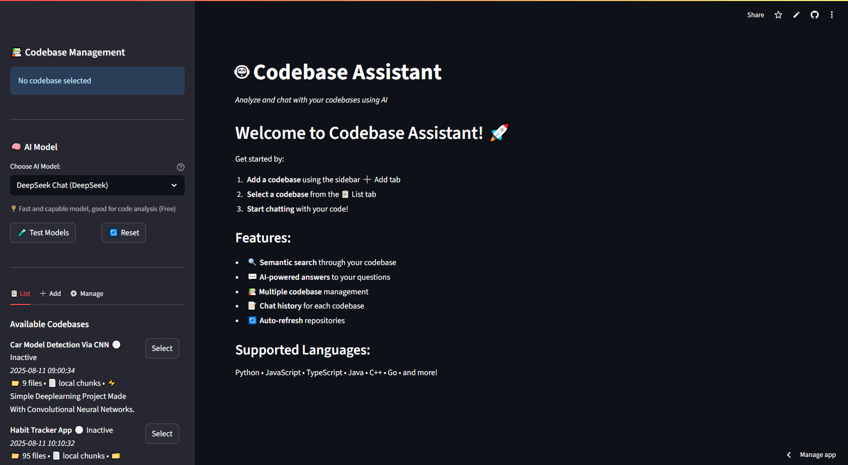 AI Codebase Assistant